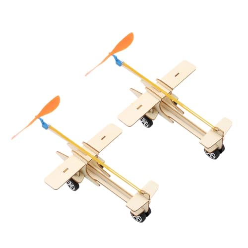 VICASKY 2 Sätze DIY Gummiband Antriebs Flugzeug Modellspielzeug Bastelset Flexibel Robust für Outdoor Spaß Motorik VICASKY 2 Sätze DIY Gummiband Antriebs Flugzeug Modellspielzeug Bastelset Flexibel Robust für Outdoor Spaß Motorik von VICASKY