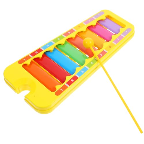 VICASKY 2 Sätze Kindermusik-Schlaginstrumente Kinderinstrumente Klavier im Alter von 6–12 Jahren Xylophon klopft Klavier Kinderklavier Musikinstrumente Spielzeug Glockenspiel Xylophon von VICASKY