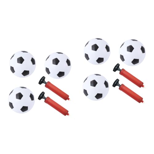 VICASKY 2 Sätze Kleiner Fußball pädagogischer Kinderfußball Fußball sprengen Spielzeug für Kinder kinderspielzeug Spielzeug Spielzeuge Kinder aufblasbare Bälle Spielzeug PVC-Fußball von VICASKY