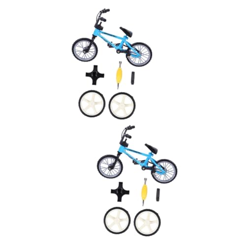 VICASKY 2 Sätze Legierung Finger Fahrrad Miniatur Desktop Fingerbike Modell Bewegliche Teile Stressabbau und Dekoration Geeignet für Junge Mädchen Erwachsene Kreatives Fingersportspielzeug VICASKY 2 Sätze Legierung Finger Fahrrad Miniatur Desktop Fingerbike Modell Bewegliche Teile Stressabbau und Dekoration Geeignet für Junge Mädchen Erwachsene Kreatives Fingersportspielzeug von VICASKY