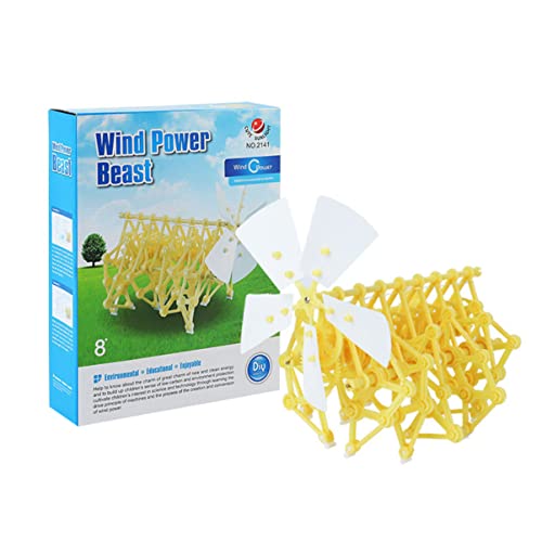 VICASKY 2 Sätze Mechanisches Biest Spielzeug Aus Windkraft Bauspielzeug Puzzle Windkrafttier Spielzeug Strandbeest Spielzeug Mechanisches Tierspielzeug Lernspielzeug Für Kinder Plastik von VICASKY