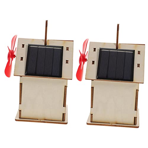 VICASKY 2 Sätze Solarhütte ' solar Power Kits Kinder experimente Solarmotor-Kit Kinder Bauen Spielzeug zusammen spielzeuge Modellbausätze Solarmontagespielzeug DIY-Montagespielzeug von VICASKY