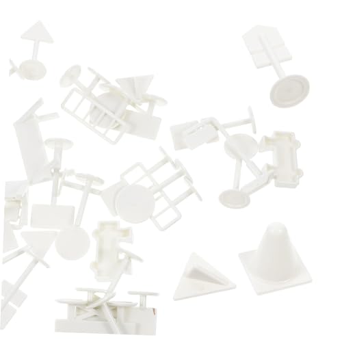 VICASKY 2 Sätze Verkehrszeichen Miniatur Straßenverkehrsschilder für Lernspiele und Verkehrssicherheit Geeignet als Sandspieltisch Zubehör und Verkehrslernspielzeug VICASKY 2 Sätze Verkehrszeichen Miniatur Straßenverkehrsschilder für Lernspiele und Verkehrssicherheit Geeignet als Sandspieltisch Zubehör und Verkehrslernspielzeug von VICASKY