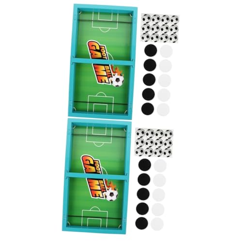 VICASKY 2 Sätze hüpfendes Schach -Brettspiel hüpfendes Spielzeug schnelles Sling-Puck-Spiel sankastenspielsachen Safe Toy Spielzeuge Partyzubehör Brettspiele Spielzeug p.s Sky-Blue von VICASKY