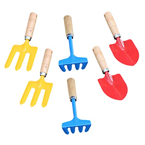 VICASKY 2 Sets Kinder Gartenset Mini Spatel Gartenkelle Pflanzen Für Kinder Spielzeug Für Draußen Kind Kleiner Laubharken Kindergartenarbeit Kinderspielzeug Gartenschaufel von VICASKY