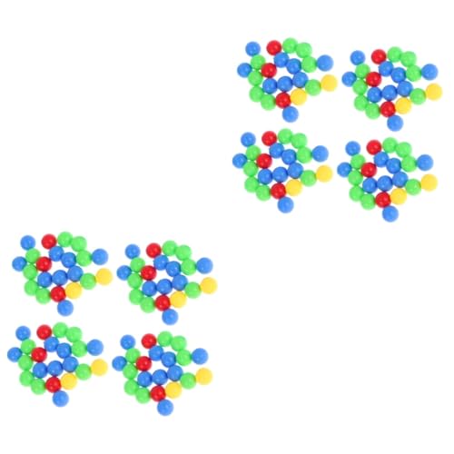 VICASKY 2 Stück 4 Murmeln Kugelperlen Brettspiel-perlen Kugel Lose Perlen Brettspielbälle Hippo-spielbälle Spiel Ersatzbälle Ungebohrte Perlen Spielperlen Perlen Keine Löcher Plastik von VICASKY