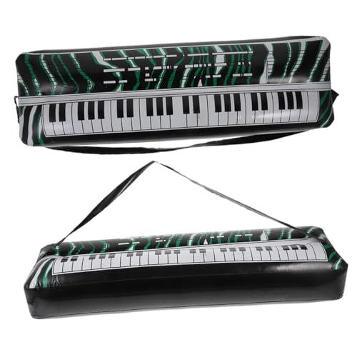 VICASKY 2 Stück Aufblasbares Keyboard-Klavier für Jungen und Mädchen Spielzeug für Jungen und Mädchen PVC-Instrumente Interaktive Party-Requisiten für Geburtstage und Karneval von VICASKY