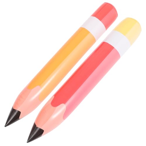 VICASKY 2 Stück Aufblasbare Riesen-bleistifte PVC Kreative Wachsmalstiftform Partydeko Geburtstag Schulanfang Garten Fest Zubehör VICASKY 2 Stück Aufblasbare Riesen-bleistifte PVC Kreative Wachsmalstiftform Partydeko Geburtstag Schulanfang Garten Fest Zubehör von VICASKY