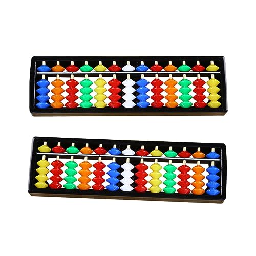 VICASKY 2pcs Kinder Mathematik Lernen Abacus Spielzeug Bunte Perle Arithmetik Abacus Für Home Klassenzimmer von VICASKY