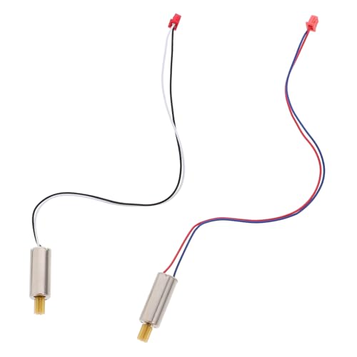 VICASKY 2 Stück Drohnenzubehörmotor Ferngesteuertes Auto Auto Motorkomponenten Drohnenmotor Motor Mit Einer Kleinen Orangenscheibe Turbine Combo Bindestrich Schrittmotor Mini-drohne Eisen von VICASKY