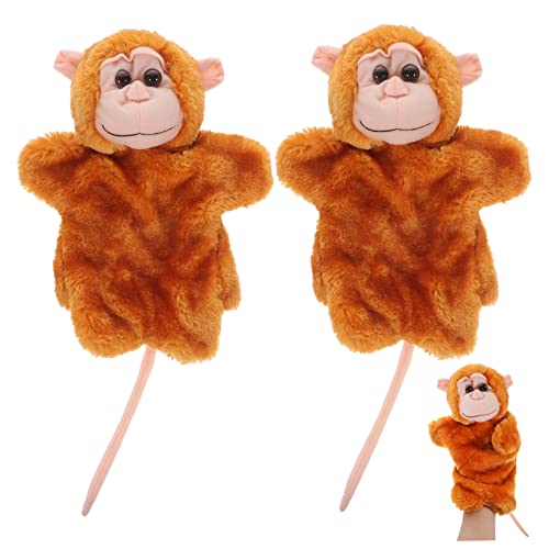 VICASKY 2 Stück Handpuppe Früherziehung Kuscheltiere Für Babys Puppe Babypuppen Babypuppen B Puppen Kuscheltiere Für Für Kleinkinder Schokoladenplüsch von VICASKY