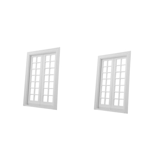 VICASKY 2 Stück Miniatur Puppenhaus Tür Doppel Öffnung Weiß DIY Bastelset Realistische Miniaturmöbel Tür Dekoration für Puppenhaus Kreatives Zubehör für Mini Haus Gestaltung VICASKY 2 Stück Miniatur Puppenhaus Tür Doppel Öffnung Weiß DIY Bastelset Realistische Miniaturmöbel Tür Dekoration für Puppenhaus Kreatives Zubehör für Mini Haus Gestaltung von VICASKY