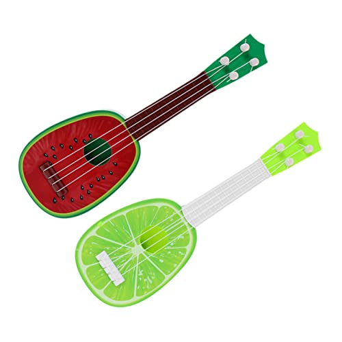 VICASKY 2 Stück Saiten Musikspielzeug Gitarre Kinderspielzeug Mini Gitarre Musikspielzeug Instrumente Gitarren Für Mini Gitarrenspielzeug Instrumentenspielzeug Mini Musikspielzeug von VICASKY