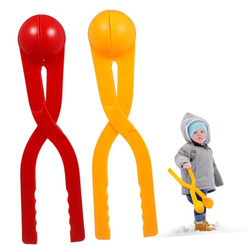 VICASKY 2 Stück Schneeball Maker Set Mit Rutschfestem Griff Lustige Schneeball Clips Für Ideal Für Schneeballschlachten Und Winterspiele Zufälligen Farben Für Outdoor Spaß von VICASKY