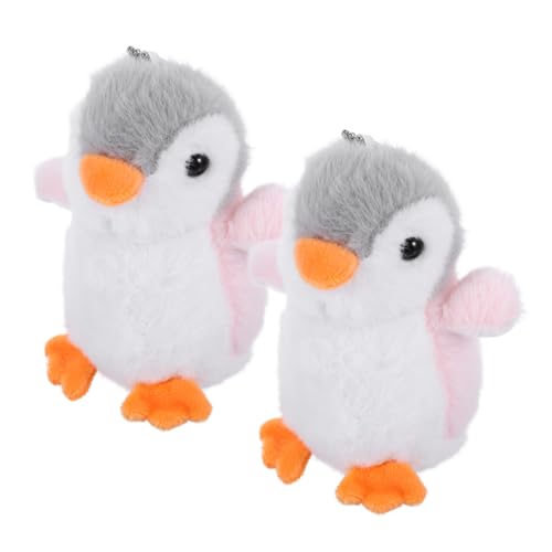 VICASKY 2 Stück üsch Pinguin Schlüsselanhänger Süße Stofftier Anhänger Für Taschen Ideal Für Und Pinguin Fans Perfekte Dekoration Für Rucksäcke Und Schlüsselbund von VICASKY