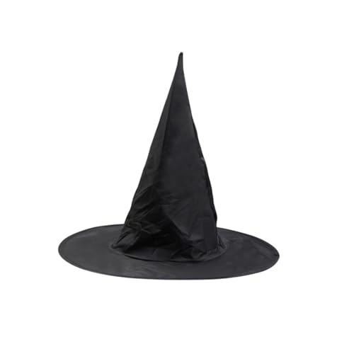 VICASKY 2-Teiliges Set Zauberer Kostüm Halloween Costume Halloween Kleidung Halloween Klamotten Halloween Outfits Hexenhut Zauberer Umhänge Zauberer Kleidung Zauberer Cosplay Umhang Black von VICASKY