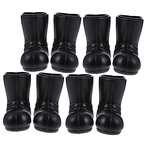 VICASKY 20 Paar Mini Weihnachtsstiefel Mini Weihnachtsmann Stiefel Weihnachtsmann Puppen Outfit Mini Weihnachtsmann Outfits Für Puppen Kleine Weihnachtsmütze Puppenhaus Stiefel von VICASKY