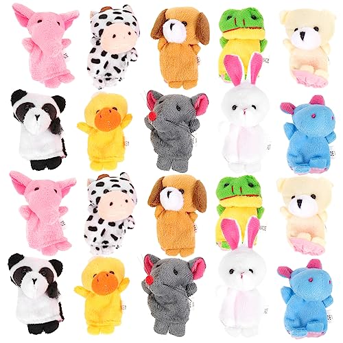 VICASKY 20 STK Fingerpuppe interaktives Puppen gieskanne kinderspielzeug Educational Toys spielzeuge für kinderpuppe Figuren Fingerspielzeug Finger für Stoff von VICASKY