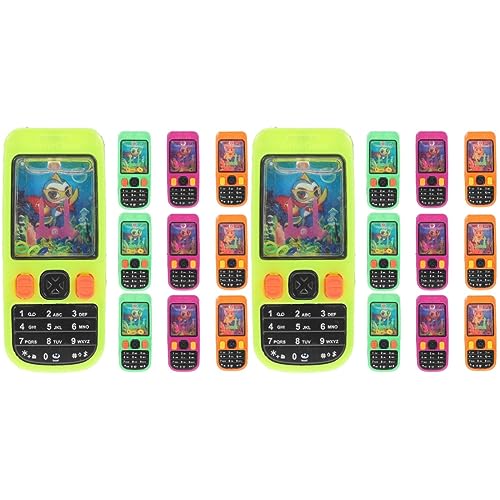 VICASKY 20 STK Handy-Ring-wassermaschine Kinderspielzeug Klassisches Spielzeug Kinder Telefon Kinder Handys Gefälligkeiten Für Geburtstagsfeiern Handy Für Kinder Spielzeug-Handy Plastik von VICASKY