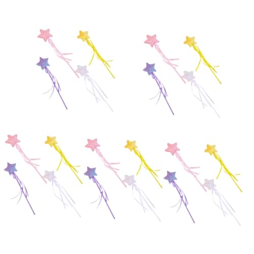 VICASKY 20 STK Zauberstab Feenstab Fairy Wand Toys for Party Supplies Party Sachen Bühnenauftrittsstütze für Kinder Zauberstäbe für Fee Engel Zauberstab Hexenstab PVC von VICASKY