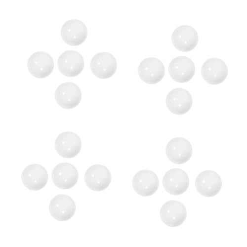 VICASKY 20 Stck. Teiliges Perlen Weiße Kugeln Stabile Drehbare Spiel Perlen für Roulette Spielräder Elegantes Design für Festival und Hausspiel Zubehör VICASKY 20 Stck. Teiliges Perlen Weiße Kugeln Stabile Drehbare Spiel Perlen für Roulette Spielräder Elegantes Design für Festival und Hausspiel Zubehör von VICASKY