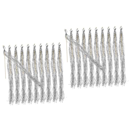 VICASKY 20 Stck. Teiliges Stern mit Glitzerbändern Leuchtende Feenstäbe für Mädchen Partydeko für Geburtstag Hochzeit Weihnachten und Neujahrsfeiern VICASKY 20 Stck. Teiliges Stern mit Glitzerbändern Leuchtende Feenstäbe für Mädchen Partydeko für Geburtstag Hochzeit Weihnachten und Neujahrsfeiern von VICASKY