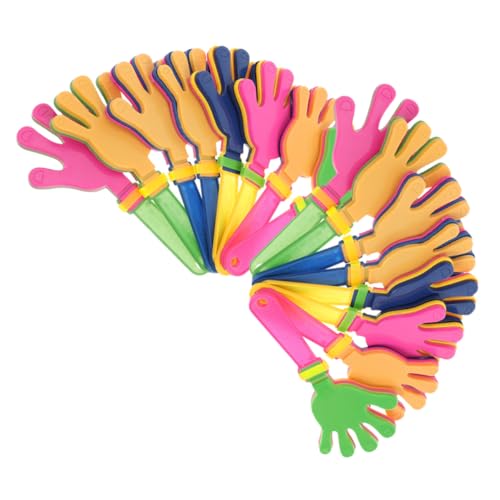 VICASKY 20 Stück Teiliges Bunte Kunststoff Handklatscher Noisemaker Anfeuerungsrequisiten Partyzubehör Sicher und Langlebig für Feiern Sportevents Schulaktivitäten Zufällige Farbe VICASKY 20 Stück Teiliges Bunte Kunststoff Handklatscher Noisemaker Anfeuerungsrequisiten Partyzubehör Sicher und Langlebig für Feiern Sportevents Schulaktivitäten Zufällige Farbe von VICASKY