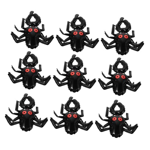 VICASKY 20 Stück Teiliges Halloween Armband Folienballon Aufblasbare Spinnen Handgelenkballons für Partydekoration Vielseitig Einsetzbar bei Halloween Feiern Festen und Themenpartys VICASKY 20 Stück Teiliges Halloween Armband Folienballon Aufblasbare Spinnen Handgelenkballons für Partydekoration Vielseitig Einsetzbar bei Halloween Feiern Festen und Themenpartys von VICASKY