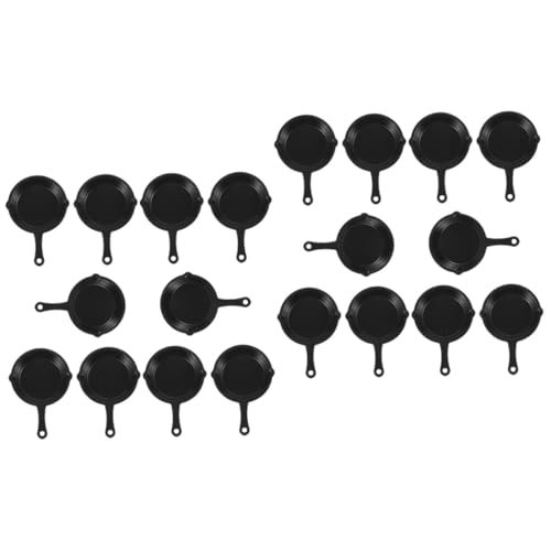 VICASKY 20 Stück Teiliges Mini Bratpfannen Kunststoff Leicht Miniatur Kochgeschirr Küchenzubehör Miniaturpfannen für Puppenhaus DIY Dekoration Sicher und Handlich VICASKY 20 Stück Teiliges Mini Bratpfannen Kunststoff Leicht Miniatur Kochgeschirr Küchenzubehör Miniaturpfannen für Puppenhaus DIY Dekoration Sicher und Handlich von VICASKY