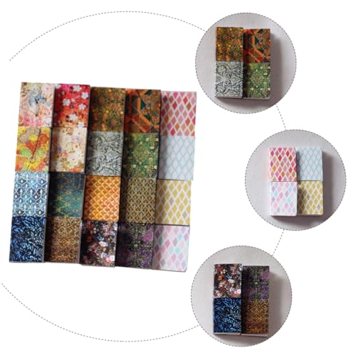 VICASKY 20 Stück Teiliges Mini Notizbuch Bunte Miniatur Tagebücher für Puppenhaus Dekoration Kreative Wohnaccessoires mit Detailreicher Verarbeitung Zubehör für Miniatur Szenen und Mikro VICASKY 20 Stück Teiliges Mini Notizbuch Bunte Miniatur Tagebücher für Puppenhaus Dekoration Kreative Wohnaccessoires mit Detailreicher Verarbeitung Zubehör für Miniatur Szenen und Mikro von VICASKY