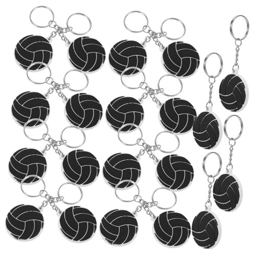 VICASKY 20 Stück Volleyball-schlüsselanhänger Volleyball-partygeschenke Student Schlüsselbund Schlüsselanhänger Zum Sport Handtasche Schwarz Metall VICASKY 20 Stück Volleyball-schlüsselanhänger Volleyball-partygeschenke Student Schlüsselbund Schlüsselanhänger Zum Sport Handtasche Schwarz Metall von VICASKY