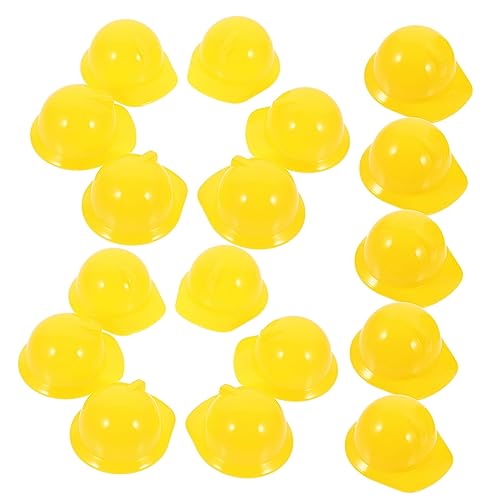 VICASKY 20St Haustier Hut halllowen plastikenten Spielzeughelm tortendeko Einschulung Funny hat Miniaturhüte Kinderhaube Hut für Kinder Hühnerhelm Vogelhut Vogelhelm aus Kunststoff Yellow von VICASKY