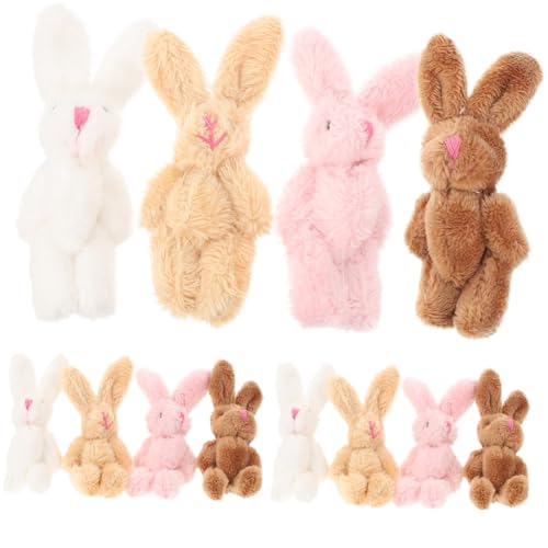 VICASKY 20Stücke Mini Hasenpuppe Niedliches Plüschspielzeug im Cartoon Stil DIY Taschenanhänger für für Kaninchenjahr oder Geburtstage VICASKY 20Stücke Mini Hasenpuppe Niedliches Plüschspielzeug im Cartoon Stil DIY Taschenanhänger für für Kaninchenjahr oder Geburtstage von VICASKY