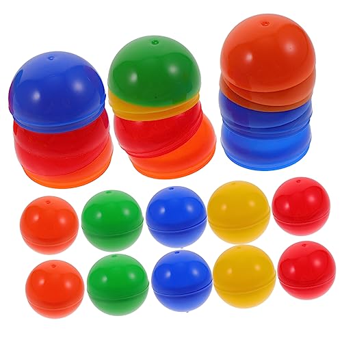 VICASKY 20st Aktivität Bunte Bälle Bingomaschine Elektronisch Bälle Mit Bingoruf Weiches Spiel Spiele Leere Tombolakugeln Schwimmbad Tombola Rollender Ball Poolspielzeug Colorful Plastik von VICASKY