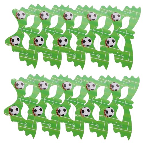 VICASKY 20 Stück Jungen und Mädchen Maske Cartoon Fußball Stil Party Dekorative Masken Das Maskengeschenk für Kindergeburtstage von VICASKY