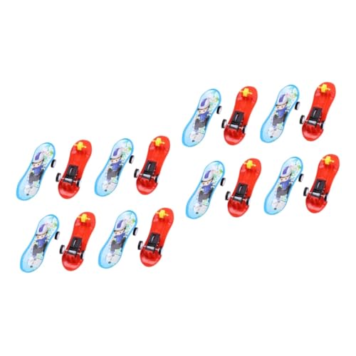 VICASKY 24 STK Mini-Griffbretter und Skateboards Auto kinderspielzeug Auto Kinder Spielzeug Auto-Kinderspielzeug süßer Roller Griffbretter Spielzeug Finger-Skateboards für Kinder von VICASKY