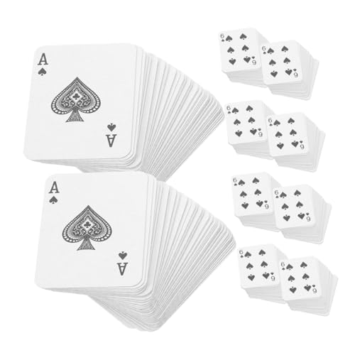 VICASKY 24 Sätze Mini-Spielkarten Reise-minispielkarten Spielkarten Als Partygeschenk Kleines Pokerspiel Reisedeckkarten Spielkarten Für Kinder Miniatur-pokerkarten Beschichtetes Papier von VICASKY