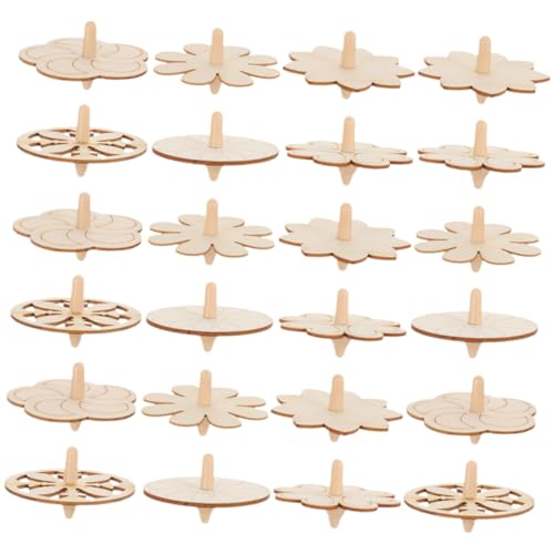 VICASKY 24 Stück Teiliges Holz Gyroskop zum Bemalen DIY Gyroskop für Schnelles Drehen Kreatives Bastelset für Jungen und Mädchen Langlebig und Pädagogisch hochwertig VICASKY 24 Stück Teiliges Holz Gyroskop zum Bemalen DIY Gyroskop für Schnelles Drehen Kreatives Bastelset für Jungen und Mädchen Langlebig und Pädagogisch hochwertig von VICASKY