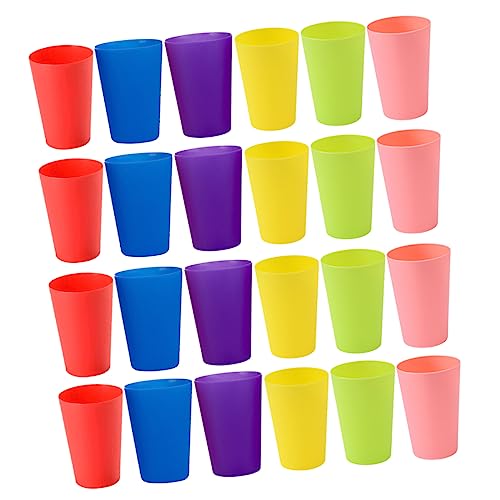 VICASKY 24St Tassen stapeln Stacking Cups plastikenten Spielzeug für draußen Babybaubecher Montessori-Spielzeug für Kleinkinder Stapelbecher für Babys Spielzeug zum Stapeln von Bechern von VICASKY