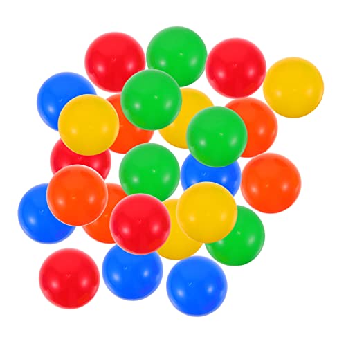 VICASKY 25St Lotteriekugel kleine Bingokugeln Bingokäfig mit Bällen Pongbälle Jumbo tischtennisball tischfussball glückskekse Verlosung von Bällen Bälle für die Party pflücken PVC von VICASKY