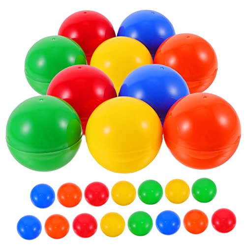 VICASKY 25st Lotteriekugel Weiße Kugeln Lotterieball Bingo-Maschine Billard- Pongbälle Elektronisches Bingo Jonglierbälle Verlosung Von Bällen Ersatz Für Bingokugeln Bllas Glückskugel PVC von VICASKY