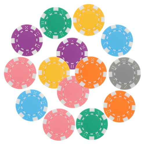 VICASKY 28 Stück Teiliges Poker Chips aus Hochwertigem PP Glatte Kanten Bunte Spielchips für Poker Spiele Vielseitig als Golfball positionsmarker und Token für Brettspiele für VICASKY 28 Stück Teiliges Poker Chips aus Hochwertigem PP Glatte Kanten Bunte Spielchips für Poker Spiele Vielseitig als Golfball positionsmarker und Token für Brettspiele für von VICASKY