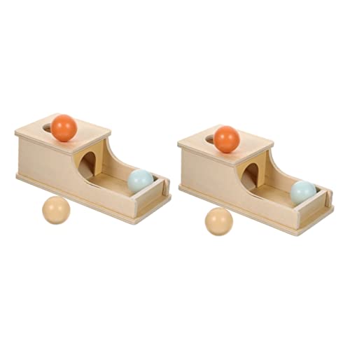 VICASKY 2Er-Box Münzbox Spielzeug Spielzeug Kinder bastelset Funny Toys Feinmotorik-Spiel Montessori-Spielzeug für Kleinkinder jigköpfe Puzzlematte Holzspielzeug für Kleinkinder von VICASKY