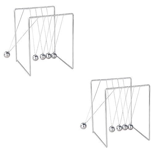 VICASKY 2St Dynamik-Experiment-Tool Klassische Swing-Newton-Waage Puzzle-Spielzeug Spielzeug für Kinder jucarii pentru copii Schwingung Wohnkultur Spielzeuge Desktop-Schmuck Newton-Schmuck von VICASKY