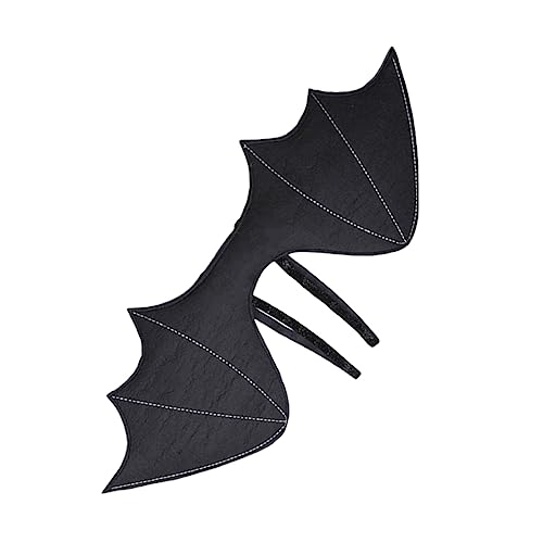 VICASKY 2St Fledermausflügel Karneval Flügel Halloween-Fledermaus-Kostüm-Stütze bat Wings Halloween Party Decorations Cosplay-Requisite verkleiden Halloween-Cosplay-Stütze Eisen Black von VICASKY