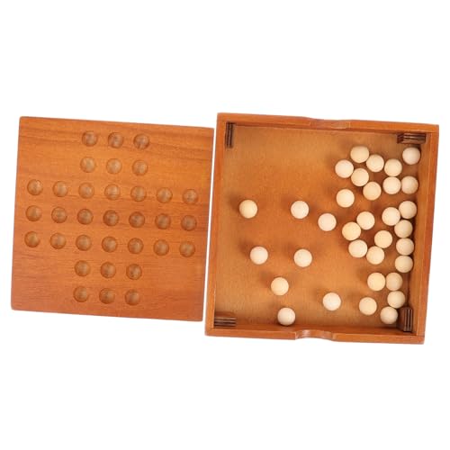 VICASKY 2St Intelligenzspielzeug Schachbrett-Dame einzelnes Schach Brettspiel Europa Schachbretter für Erwachsene familienspiele Family Games Holzspielzeug Schach aus Holz Hölzern von VICASKY