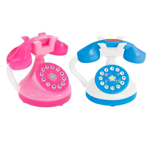 VICASKY Kinder Rollenspiel Telefon Mini Telefon Für Mädchen Spielzeug Telefon Kinder Rollenspiel Spielzeug Vintage Telefon von VICASKY