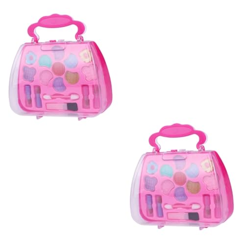 VICASKY 2St Schminkkoffer für Kinder kinderschminken Set Kinder schminkset Kinder schminken Set kinderschminkset Make-up-Koffer für Kinder Schminkspielzeug für Kinder Mädchen Schminkkasten von VICASKY