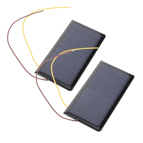 VICASKY 2St Sonnenkollektor tragbares solarpanel solar Solarpanel für Experimente Solarbetriebene Spielzeuge solarzelle Tragbares Solarladegerät Outdoor-Solarpanel Polysilizium von VICASKY