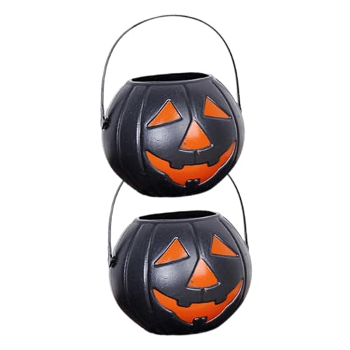 VICASKY 2St Süßigkeitenbehälter für Halloween Eimer für Halloween-Leckereien Kessel behandeln Eimer Halloween Halloween assecoires Geschenkbehälter Halloween-Süßigkeitshalter von VICASKY